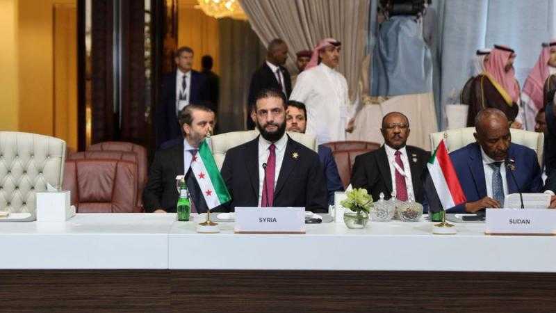 أول كلمة عاجلة من  أحمد الشرع في القمة العربية الإسلامية