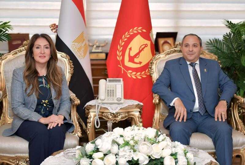 محافظ بورسعيد يستقبل سفيرة الولايات المتحدة الأمريكية بمصر لبحث سبل التعاون المشترك