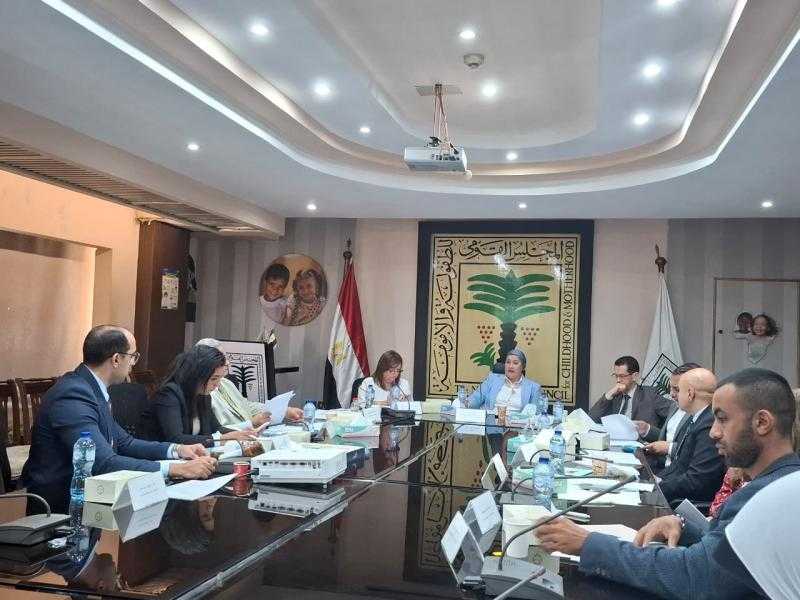 المجلس القومي للطفولة والأمومة يعقد اجتماعه الدوري لمناقشة جهود حماية وتنمية الطفولة