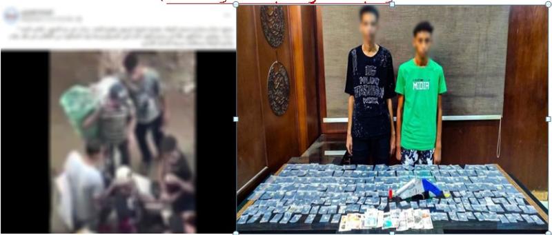 الداخلية تكشف ملابسات فيديو ترويج المواد المخدرة بالجيزة