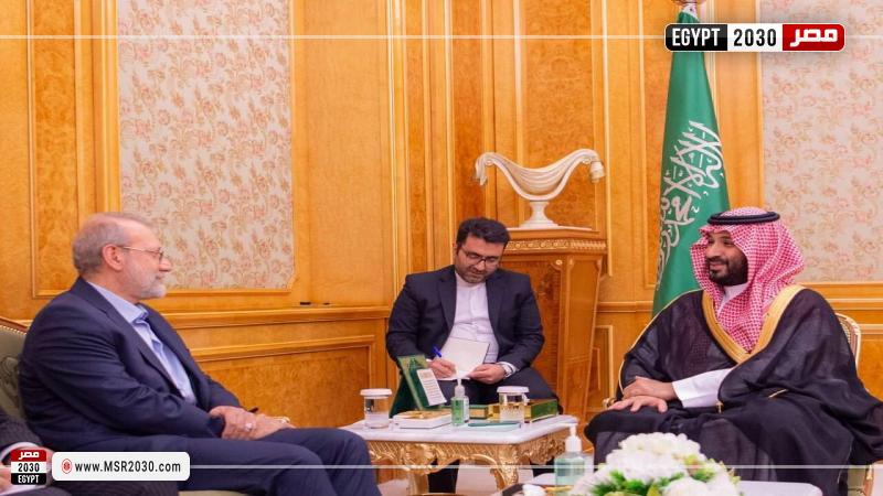 ولي العهد السعودي وأمين الأمن القومي الإيراني يناقشان مستجدات الأوضاع الإقليمية