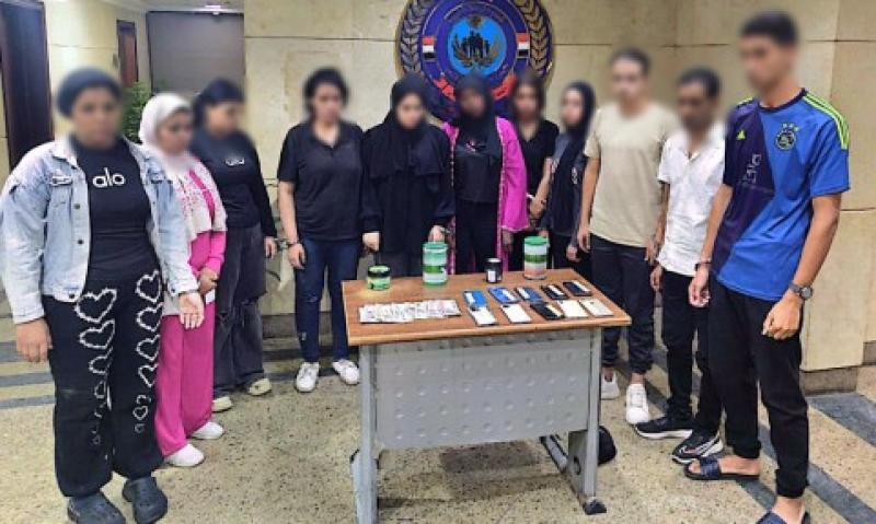 ضبط نادى صحى بدون ترخيص لممارسة الأعمال المنافية للآداب بالجيزة