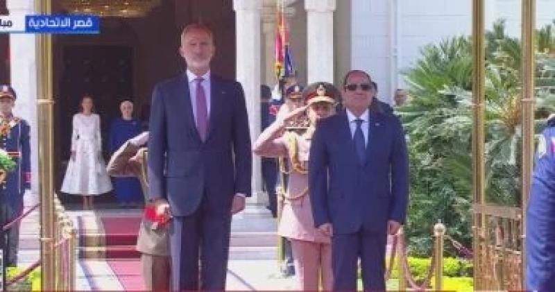 الرئيس السيسى يعقد جلسة مباحثات مغلقة مع ملك إسبانيا تلاها مباحثات موسعة