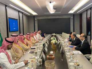وزير الخارجية يلتقي وزير الصناعة السعودي