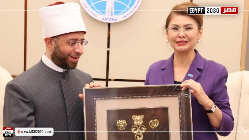 وزيرة الثقافة الكازاخية تستقبل وزير الأوقاف