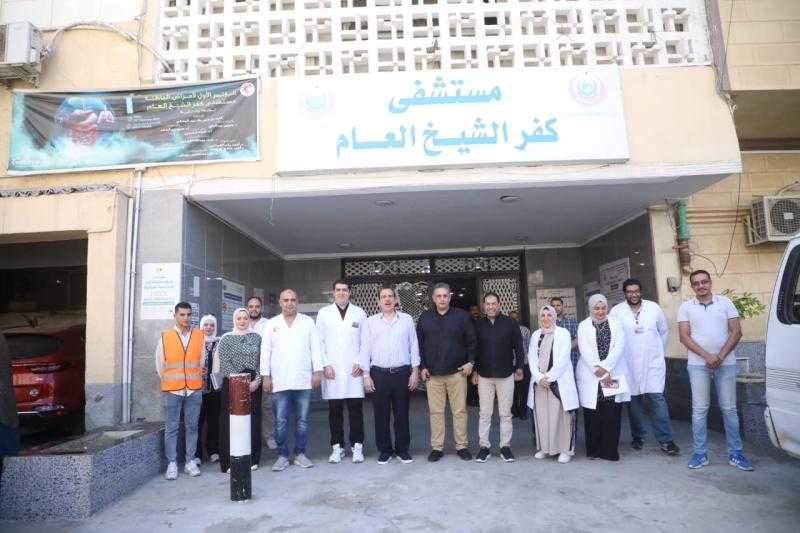 نائب وزير الصحة يجري جولة ميدانية لعدد من المنشآت الطبية بمحافظة كفر الشيخ