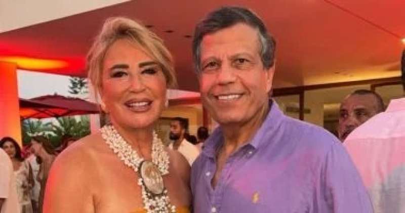إيناس الدغيدي وزوجها 