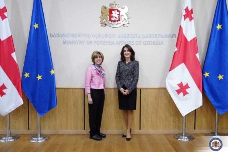 وزيرة خارجية جورجيا تعرب عن تقديرها لعلاقات الصداقة بين بلادها ومصر