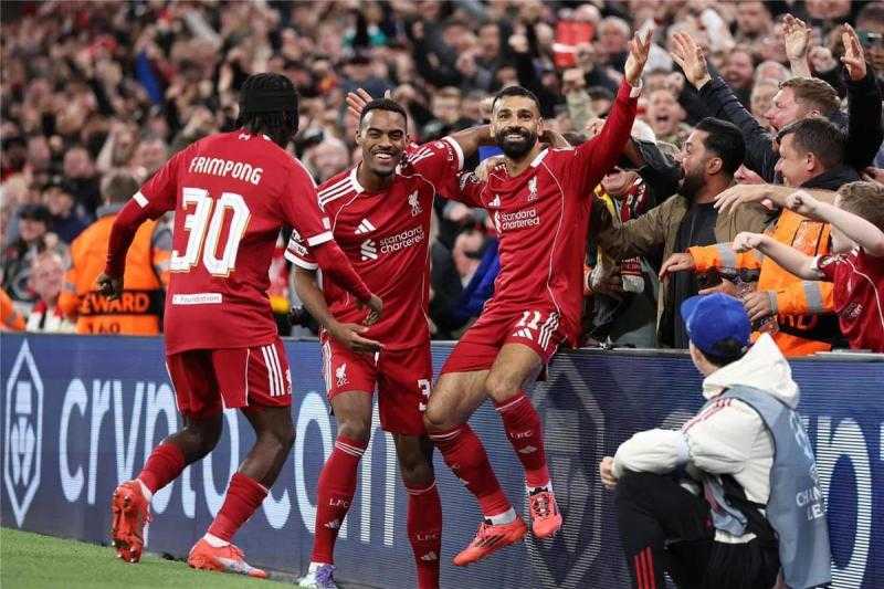 محمد صلاح يقود ليفربول في ديربي المرسيسايد ضد إيفرتون لتحقيق الفوز السادس على التوالي