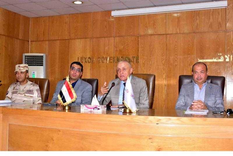 محافظ الأقصر يترأس اجتماع الاستعدادات لتنفيذ التجربة “صقر 162” لمجابهة الأزمات والكوارث