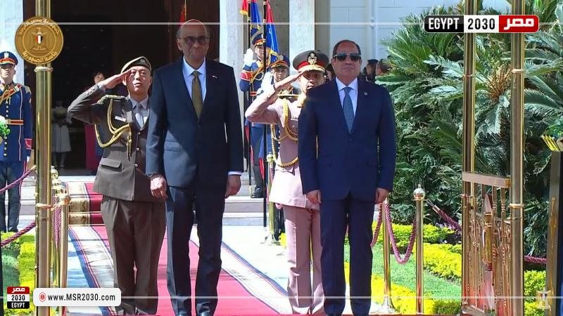 الرئيس عبدالفتاح السيسي ونظيره السنغافوري