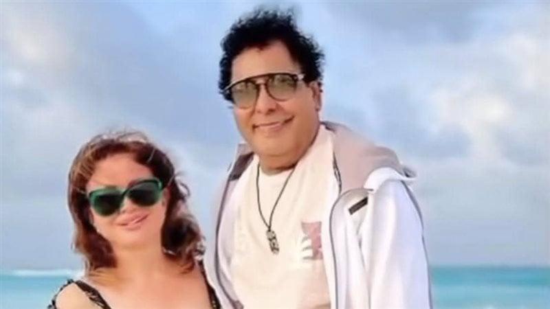 محمد منير وإلهام شاهين 