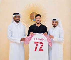 أكرم توفيق يحصد الجائزة الأولى في الدوري القطري