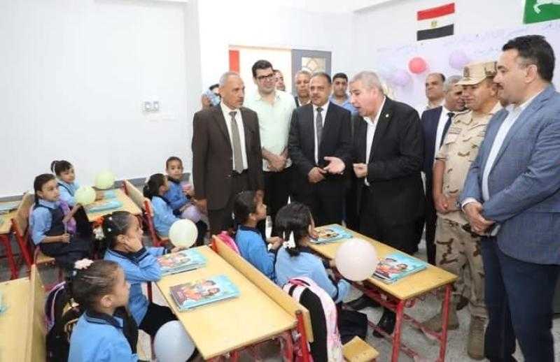 محافظ الشرقية يفتتح مدرسة كفر أبو جبل الإبتدائية بمركز الزقازيق