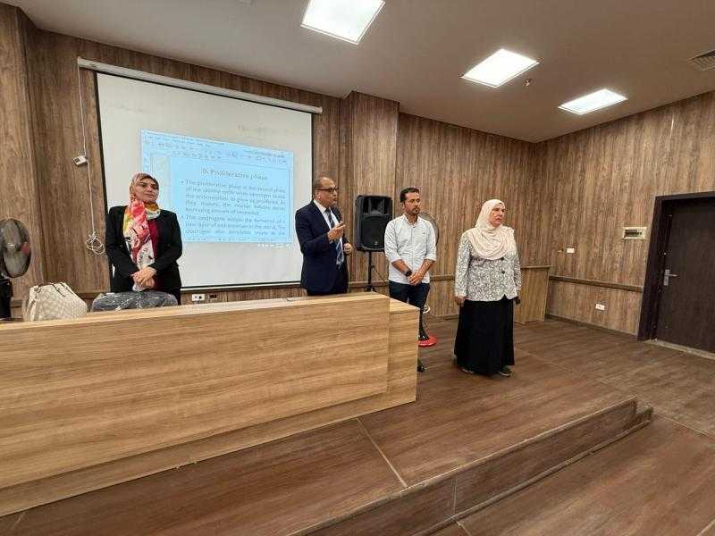جولة تفقدية لانتظام الدراسة بجامعة الإسماعيلية الجديدة الأهلية في ثاني أيام العام الجامعي