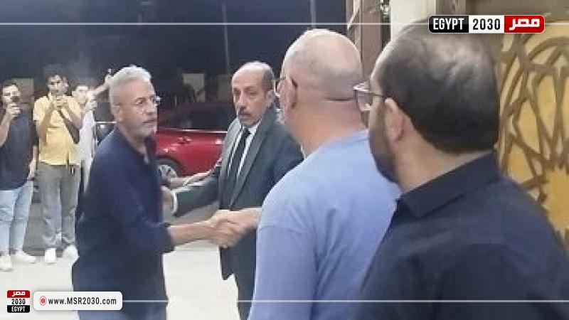 عزاء شقيقة الفنان أحمد صيام