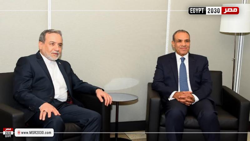 وزير الخارجية ونظيره الإيراني