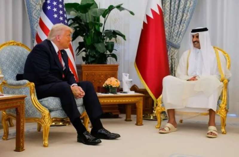 أمير قطر وترامب