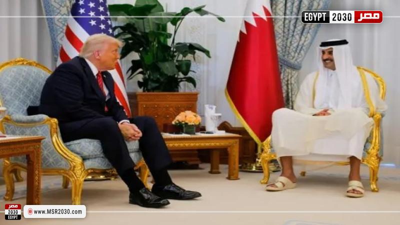 أمير قطر وترامب