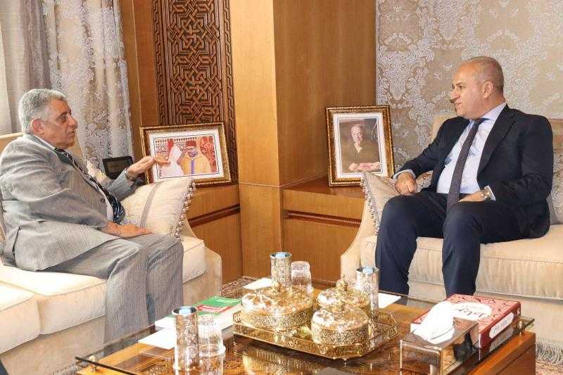 السفير المصري بالرباط يلتقي برئيس المحكمة الدستورية المغربية