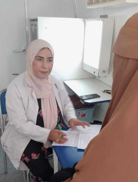 الكشف على ٧٦٣ مواطنًا من خلال ٦ عيادات تخصصية خلال يومي القافلة الطبية بأبوخليفة بالإسماعيلية