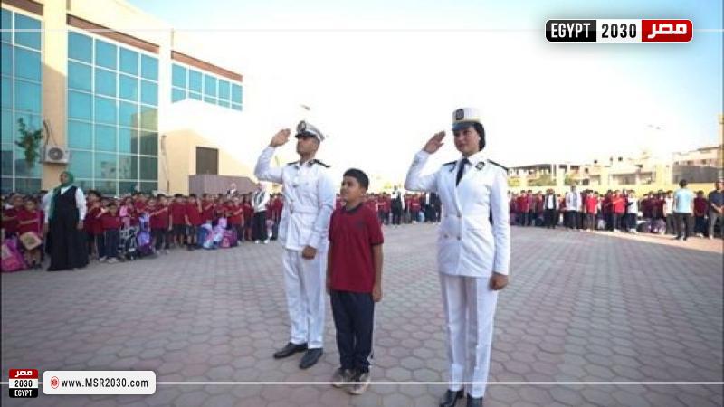 الداخلية تصطحب أبناء الشهداء إلى مدارسهم