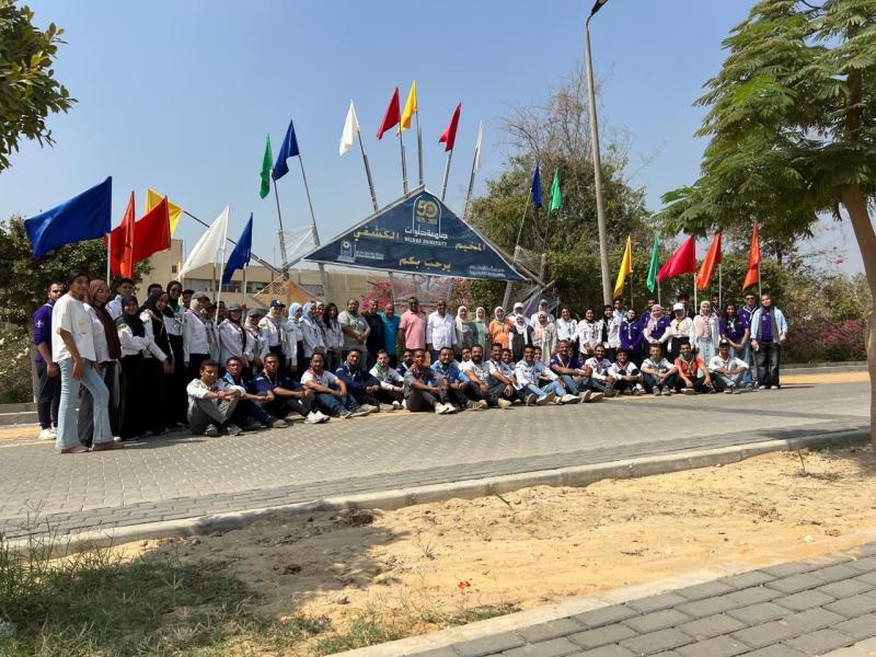 جامعة حلوان تحتفل باليوم الكشفي للجوالة