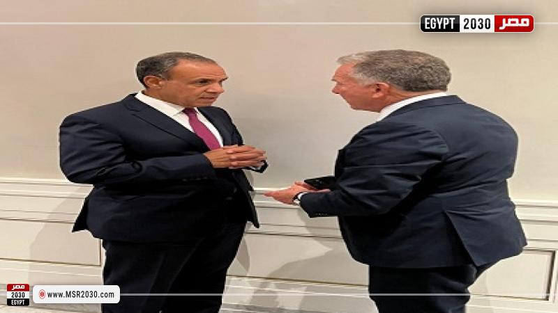 وزير الخارجية يلتقي بالمبعوث الأمريكي الخاص للشرق الأوسط