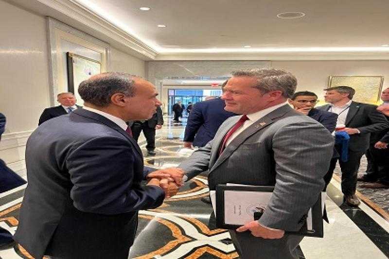 وزير الخارجية يلتقي المندوب الدائم الأمريكي لدى الأمم المتحدة