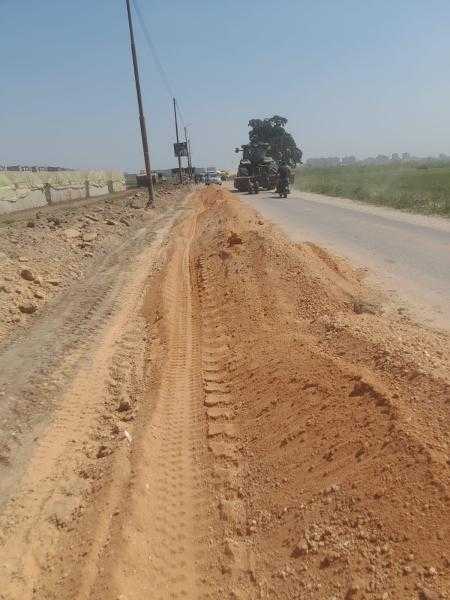 محافظ كفرالشيخ يتابع أعمال رد الشيء لأصله بطريق محلة موسى