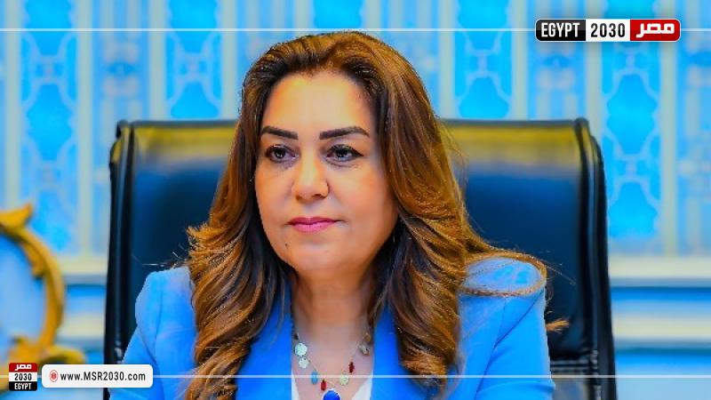 الدكتورة منال عوض وزيرة التنمية المحلية القائم بأعمال وزير البيئة 