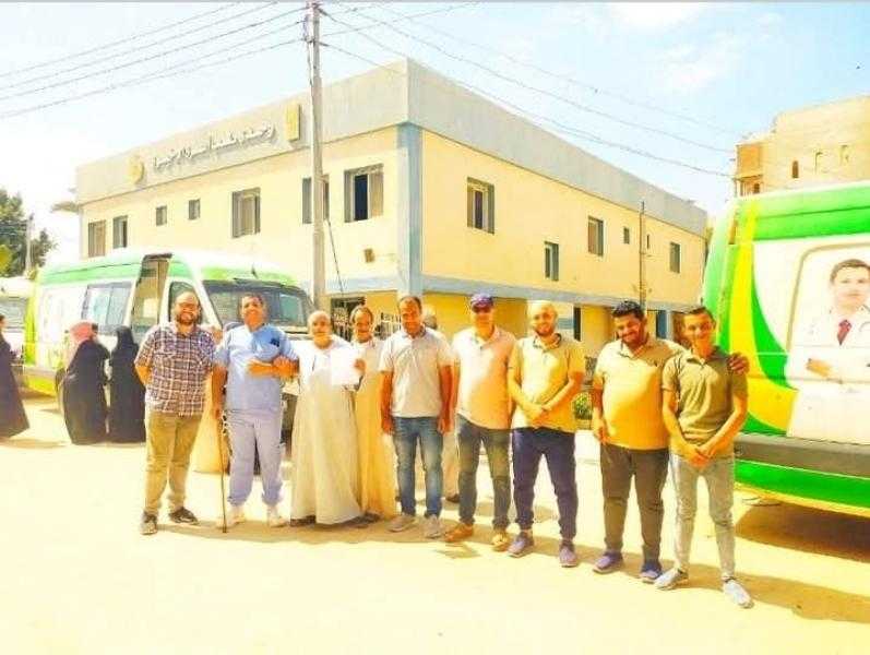 صحة الشرقية تطلق قافلة طبية مجانية لقرية الأخيوة بمركز الحسينية