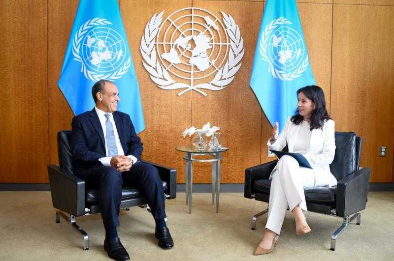 وزير الخارجية يلتقي مع رئيسة الدورة 80 للجمعية العامة للأمم المتحدة
