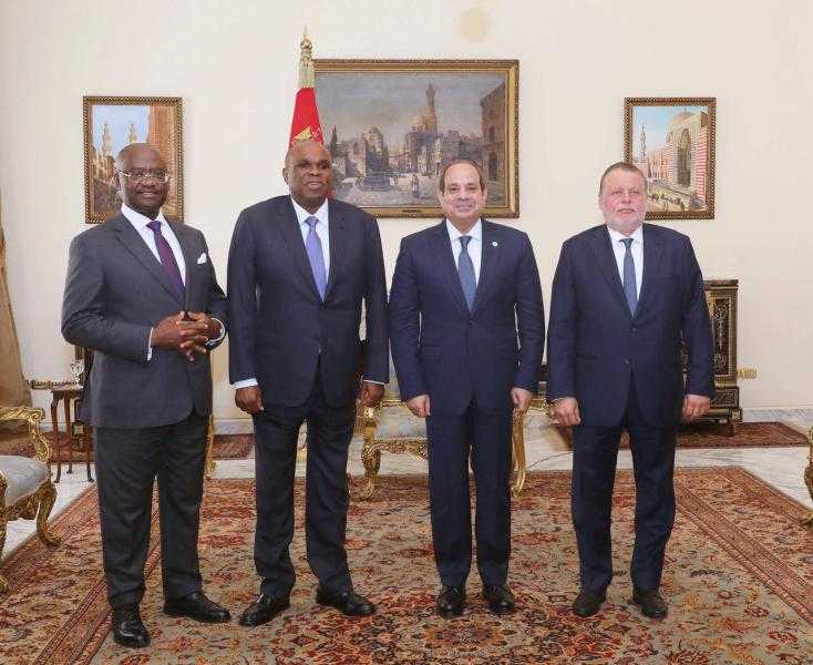 السيسي يستقبل رئيس بنك التصدير والاستيراد الأفريقي