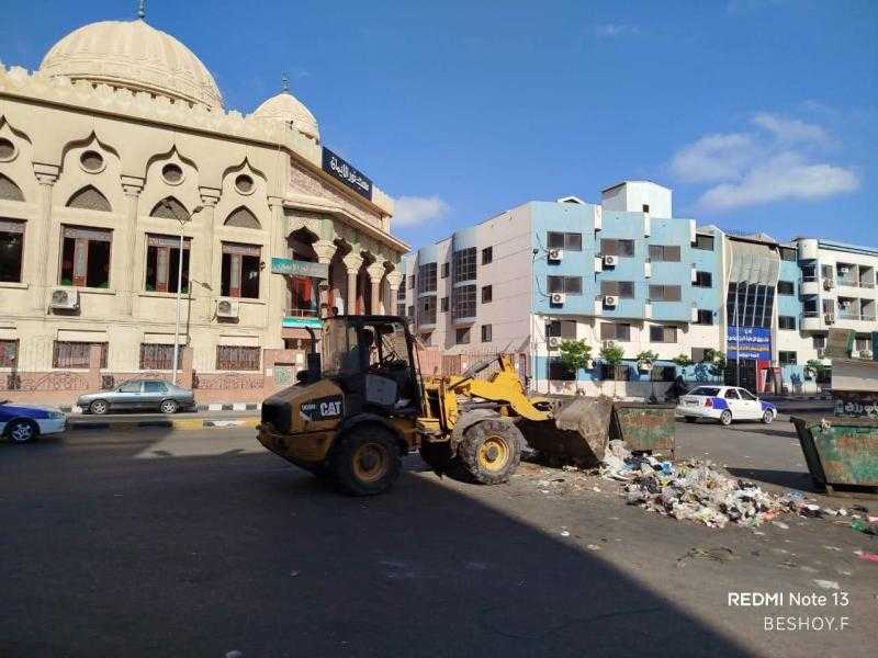تنفيذ حملات مكثفة بأحياء بورسعيد ومدينة بورفؤاد لرفع كفاءة منظومة النظافة العامة