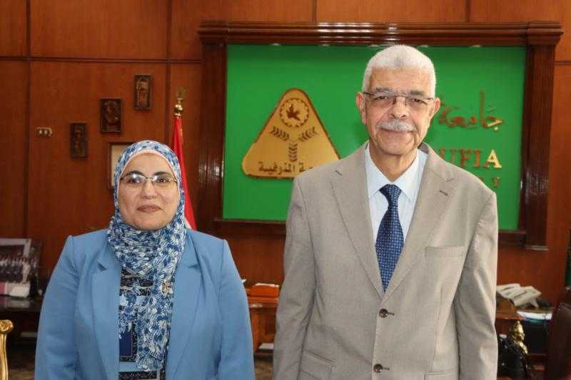 القاصد يكلف رباب الدالي بمتابعة الأعمال الإدارية والتنظيمية الخاصة بجامعة المنوفية التكنولوجية الأهلية