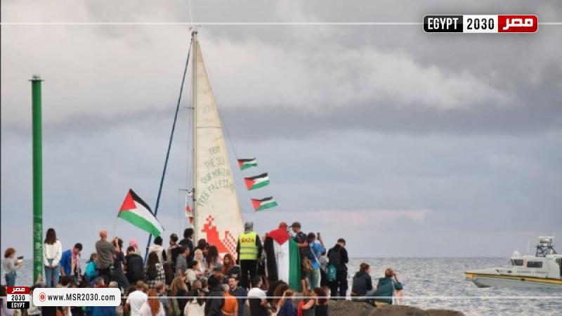  50 سفينة صمود تدخل نطاق اعتراض إسرائيل