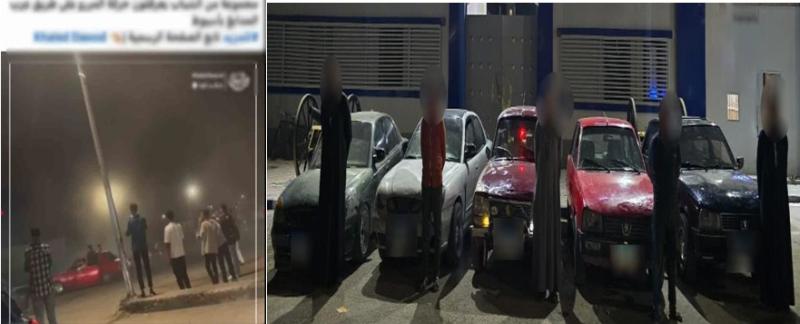 ضبط قائدى 5 سيارات لأداء حركات استعراضية فى أسيوط خلال موكب زفاف