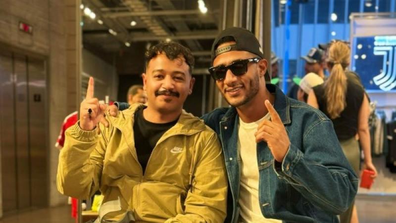 محمد رمضان و معجب سعودي