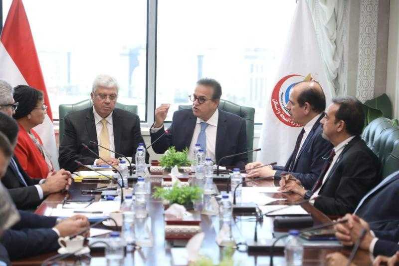 وزيرا الصحة والتعليم العالي يعقدان الاجتماع الأول للجنة التنسيقية الدائمة لتوحيد وتنسيق الرؤى بين المستشفيات التابعة للوزارتين