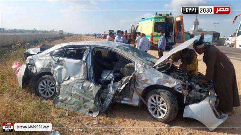 انقلاب سيارة ملاكى