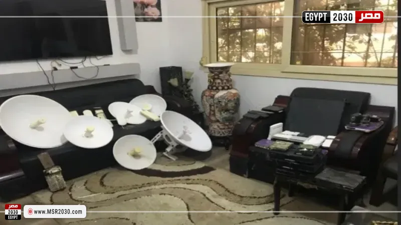 ضبط شبكة بث تلفزيوني