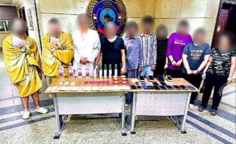 ضبط نادى صحي بدون ترخيص لممارسة الأعمال المنافية للآداب بالشيخ زايد