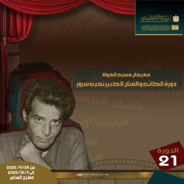 الليلة.. ختام وإعلان جوائز الدورة الـ21 من مهرجان مسرح الهواة بالسامر