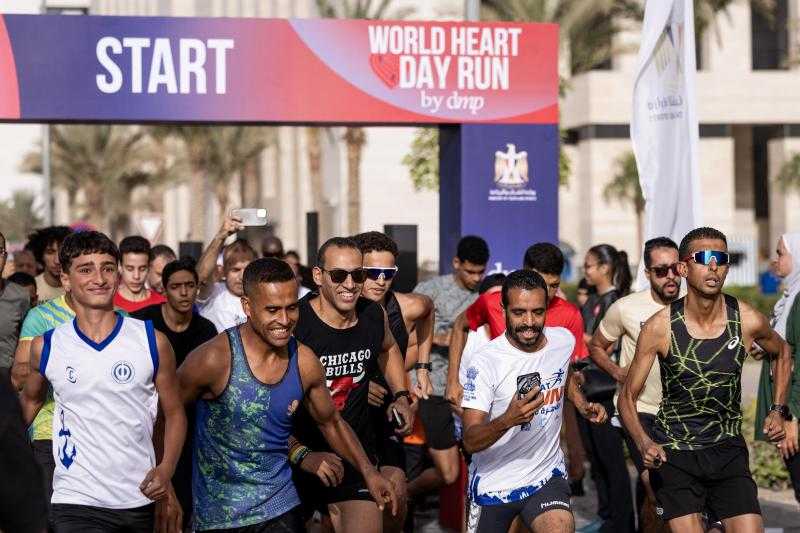 وزارة الشباب والرياضة تستضيف ١٠٠٠ مشارك في فاعلية اليوم العالمي لمرضى القلب