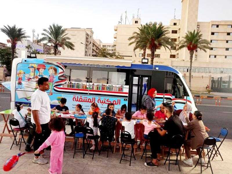 مكتبة مصر العامة تنظم فعالية وطنية وثقافية بميدان الشهداء بمحافظة بورسعيد