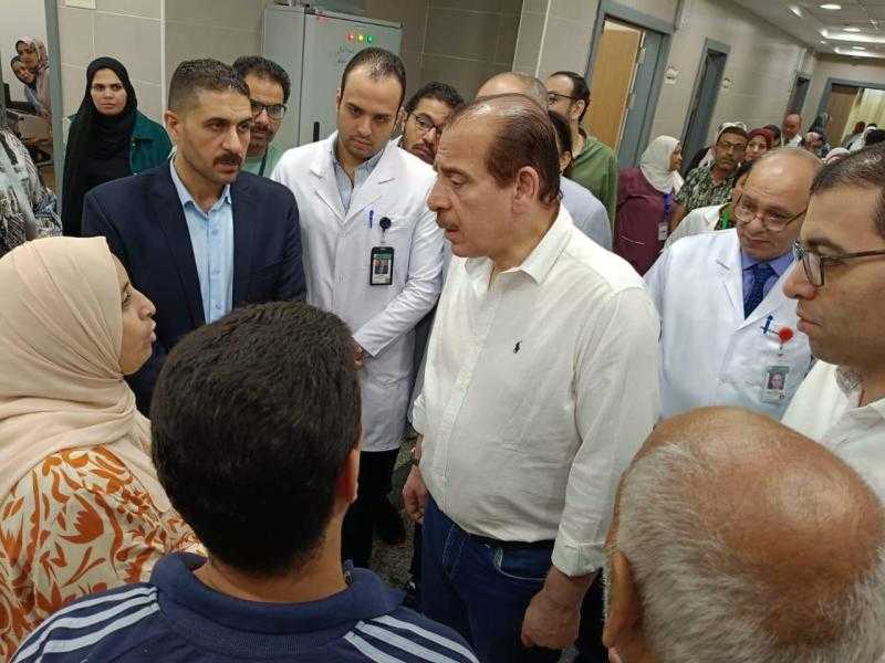 نائب وزير الصحة يتفقد منشآت طبية بمحافظة الغربية ويُشيد بأداء الأطقم الطبية
