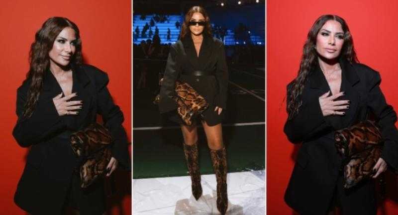 صبا مبارك تخطف الأنظار في أسبوع باريس للموضة