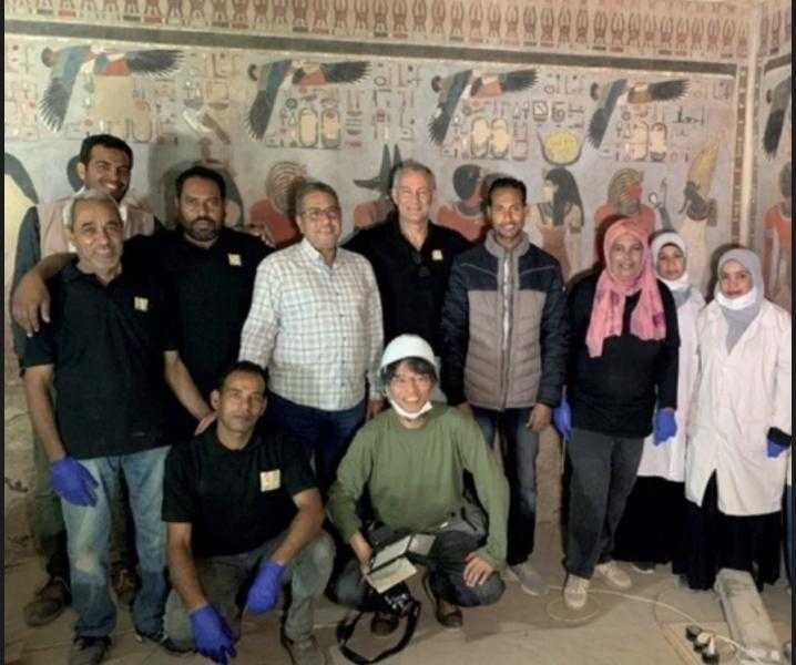 وزير الآثار يفتتح مقبرة فرعونية بعد 226 عامًا على اكتشافها