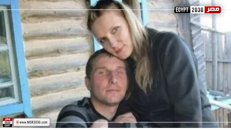 فياتشيسلاف ماتروسوف مع زوجته ناتاليا